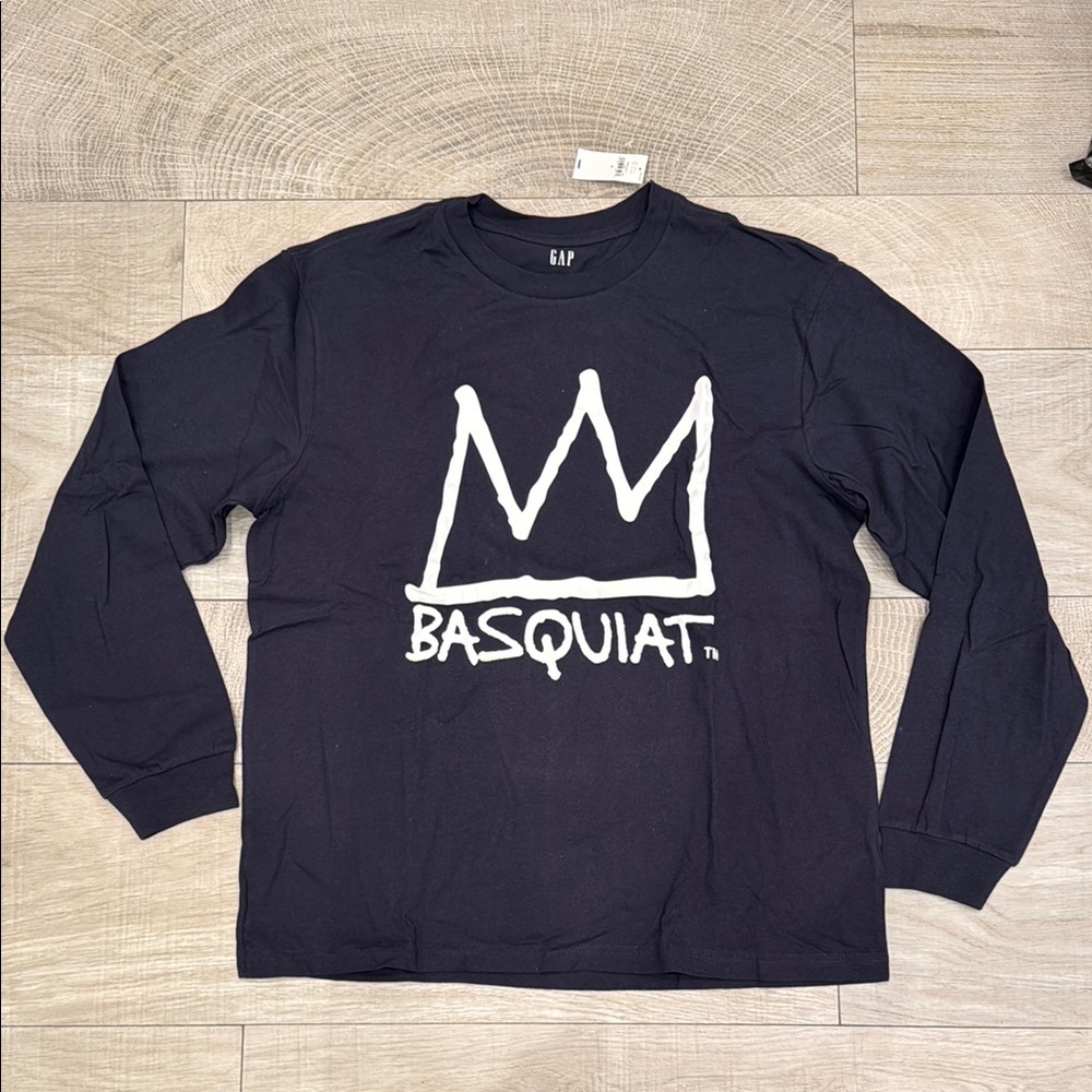 GAP Basquiat Black Long Sleeve Shirt
